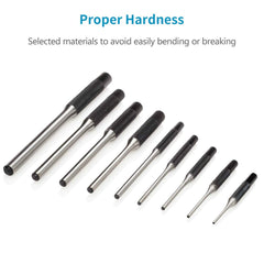 Feyachi PS27 Roll Pin Punch Set - Steel Tool Kit