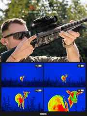 Feyachi TH-49 Thermal Scope 12um 256 x 192 Thermal Imaging Scopes with 35mm Lens for Rifles