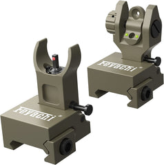 Feyachi S27-SS Fiber Optic Iron Sights - Flip Up Sight Set feyachi Default Title Default Title-