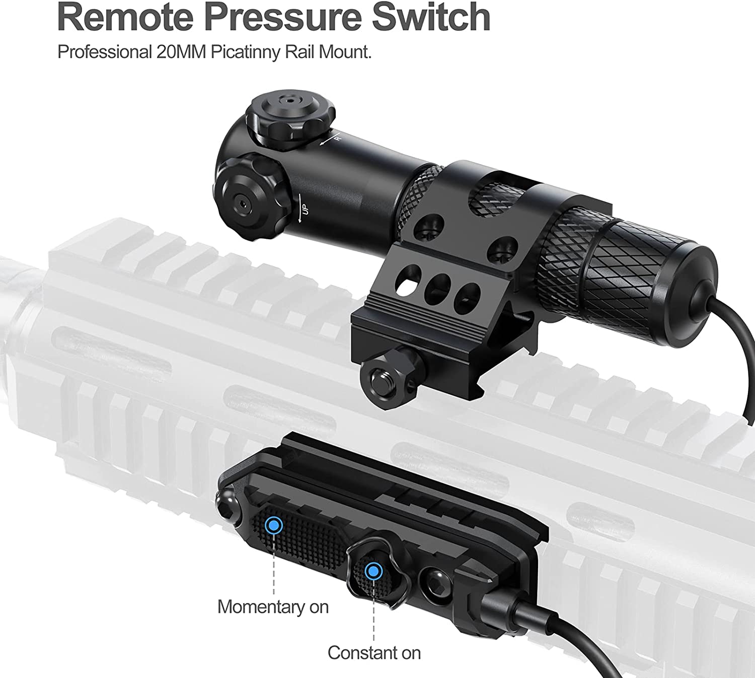 Feyachi GL55 Red laser Sight Rifle Scope - 20mm Picatinny Mount