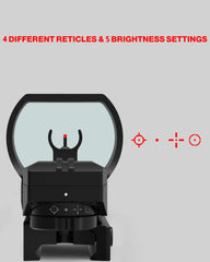 Feyachi M37&RS-30 Red Dot Magnifier Combo - Reflex Sight & Flip Mount（new）