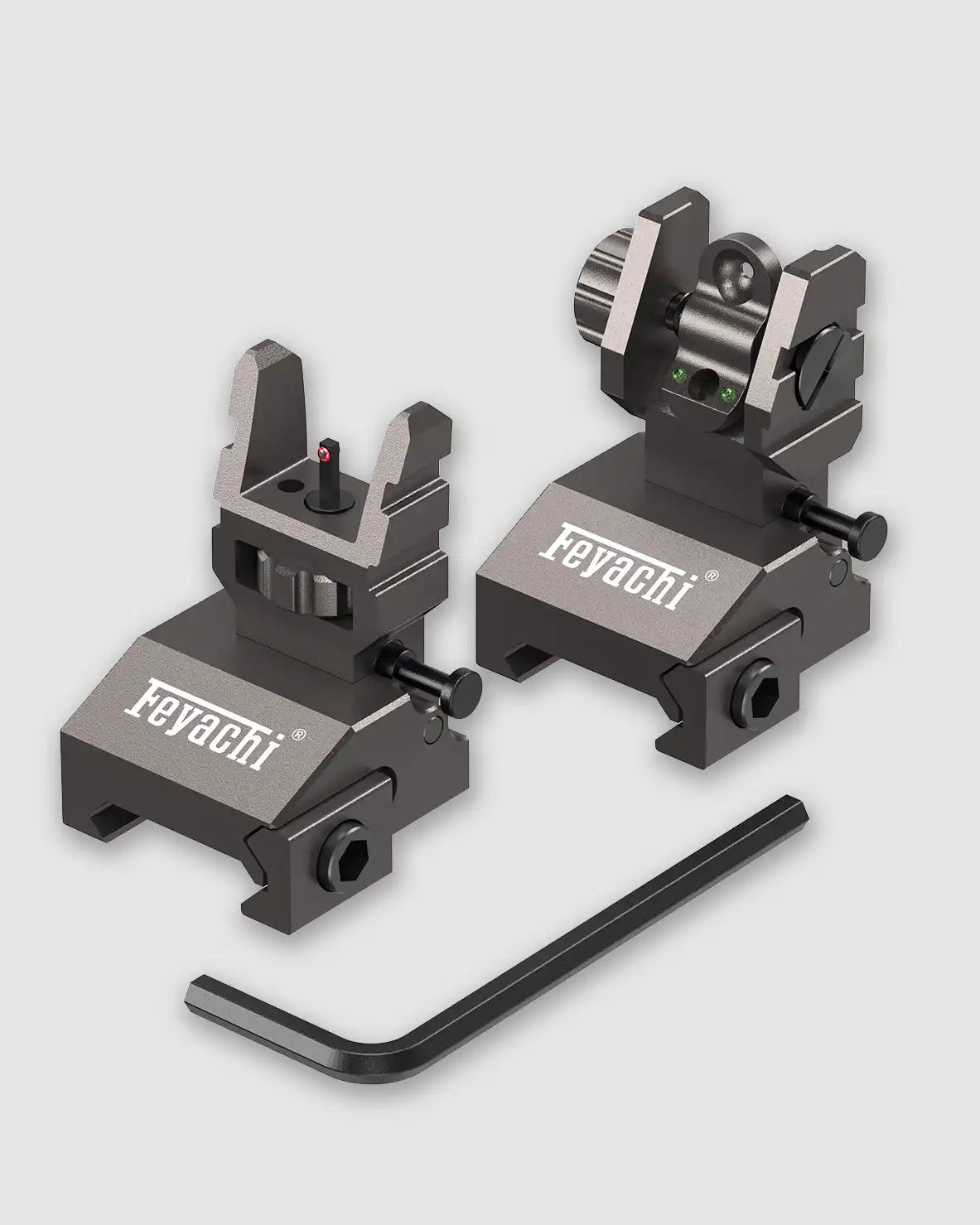 Feyachi S37 Fiber Optic Iron Sights - Flip Up Sights feyachi Default Title Default Title-